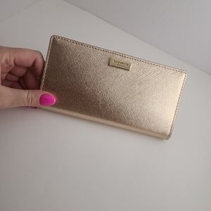 Rose Gold Kate Spade Wallet